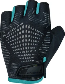 Chiba Road Master Fahrradhandschuhe schwarz/petrol