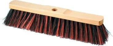 Nölle Besenkopf Saalbesen Arenga/Elaston Sattelholz mit Stielloch 60cm Staubbesen