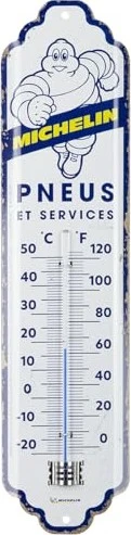 Nostalgic Art Retro Thermometer Michelin Pneus & Services, analog
