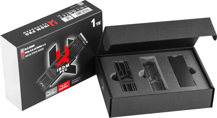 goodram SSD IRDM PRO M.2 1TB, M.2 2280 / M-Key / PCIe 4.0 x4, Kühlkörper