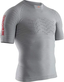 X-Bionic Effektor 4.0 Laufshirt kurzarm dolomite grey/sunset orange (Herren)
