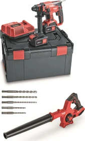 Flex CHE 18.0-EC/5.0 Set Akku-Bohr-/Meißelhammer inkl. L-Boxx + 2 Akkus 5.0Ah