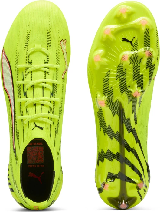 Puma Ultra 6 Ultimate FG yellow alert/puma black/glowing red/lime squeeze