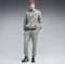 Puma Essentials No. 1 Logo Fleece Trainingshose lang medium grey heather (Herren) Vorschaubild