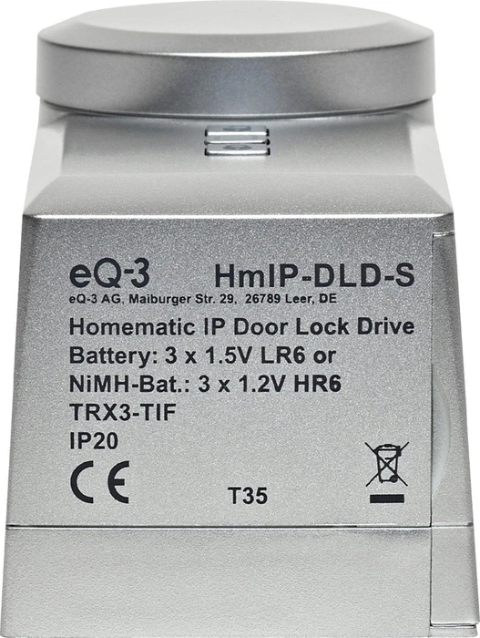 eQ-3 Homematic IP Smart Türschlossantrieb, silber
