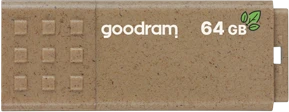 goodram UME3 ECO FRIENDLY 64GB braun, USB-A, USB 3.2 Gen 1×1