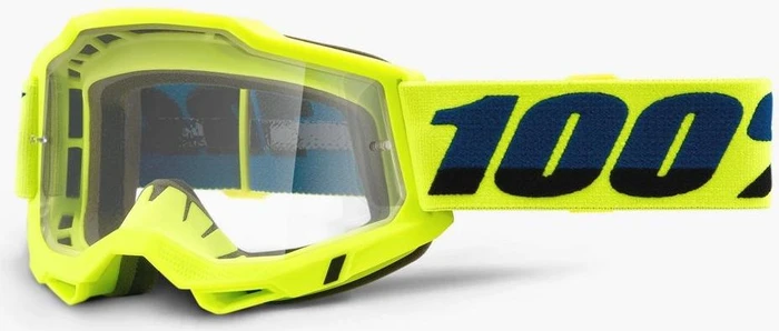 100% Accuri2 Schutzbrille fluo yellow/clear lens
