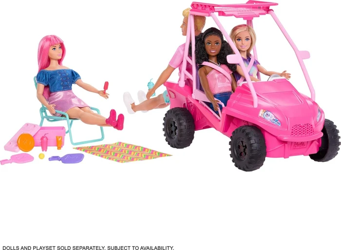 Mattel Barbie - Mysteries - Beach Detectives - Spielset Strand-Buggy