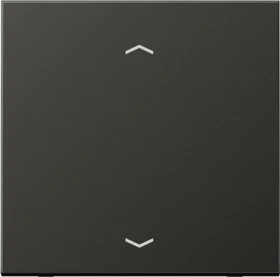 Jung Serie LS LB-Management Taster 1fach Aluminium mit Pfeilsymbol, anthrazit