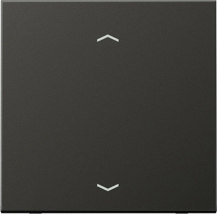 Jung Serie LS LB-Management Taster 1fach Aluminium mit Pfeilsymbol, anthrazit