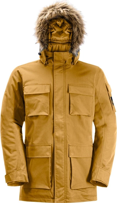 Jack Wolfskin Glacier Canyon Funktionsmantel mustard (Herren)
