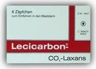 Lecicarbon Zäpfchen, 120 Stück