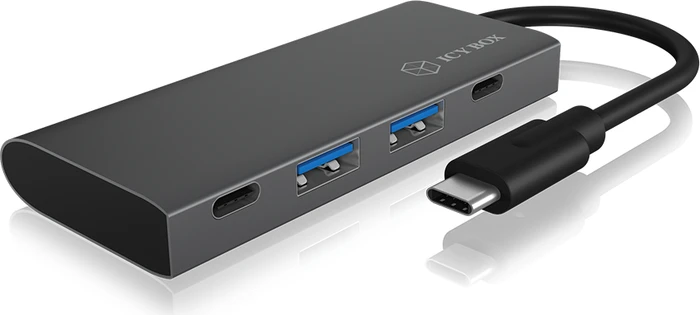 RaidSonic Icy Box IB-HUB1428-C31 USB-Hub, 2x USB-C 3.1, 2x USB-A 3.1, USB-C 3.1 [Stecker]