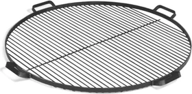 CookKing Grillrost Stahl 70cm mit 4 Griffen schwarz
