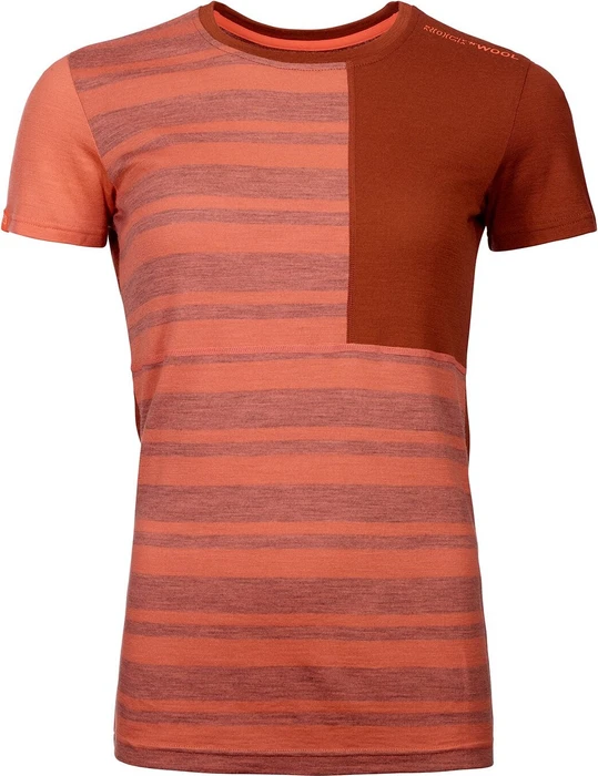 Ortovox 185 Rock'N'Wool Funktionsshirt kurzarm coral (Damen)