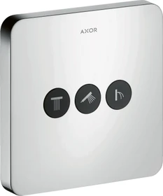 Hansgrohe Axor ShowerSelect softcube Kontrollfeld mit 3 Ventilen edelstahloptik