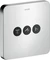 Hansgrohe Axor ShowerSelect softcube Kontrollfeld mit 3 Ventilen Vorschaubild