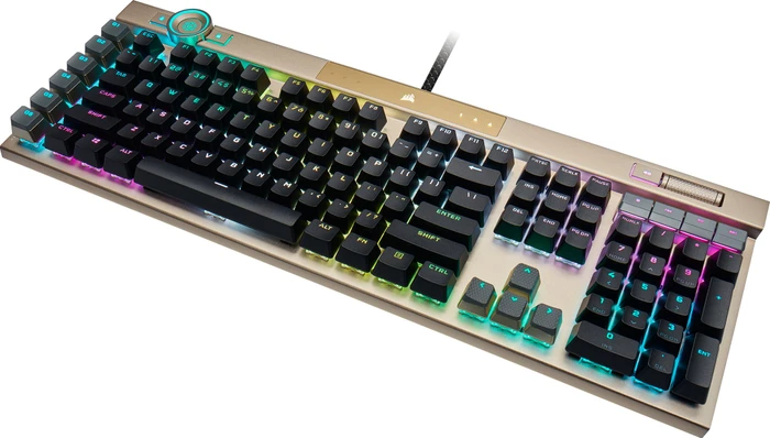 Corsair Gaming K100 RGB Midnight Gold, Corsair OPX, USB, US