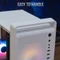 AeroCool CS-109 [V1] White, Glasfenster Vorschaubild
