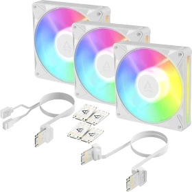 ARCTIC BioniX P14 A-RGB, weiß, 140mm, 3er-Pack