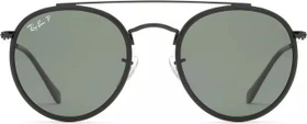 Ray-Ban Round Double Bridge black/green classic