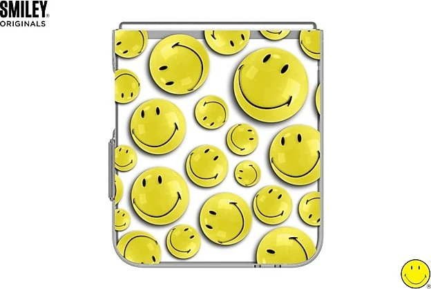 Samsung Slash B Slash Smiley Yellow Slim Impression Case für Galaxy Z Flip6
