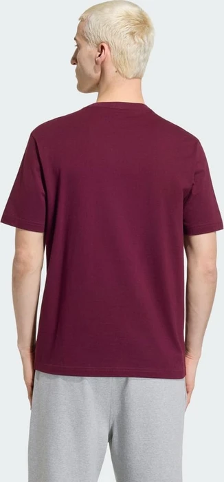 adidas Trefoil Essentials T-Shirt kurzarm maroon (Herren)