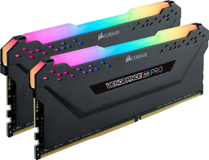 Corsair Vengeance RGB PRO schwarz UDIMM 16GB Kit, DDR4-3200, CL16-18-18-36