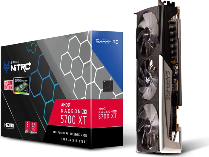 Sapphire Nitro+ Radeon RX 5700 XT 8G SE, 8GB GDDR6, 2x HDMI, 2x DP, full retail