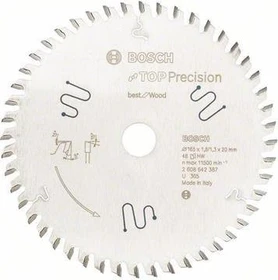 Bosch Professional Top Precision Best for Multi Material Kreissägeblatt 56Z, 165x1.3x20mm, 1 Stück