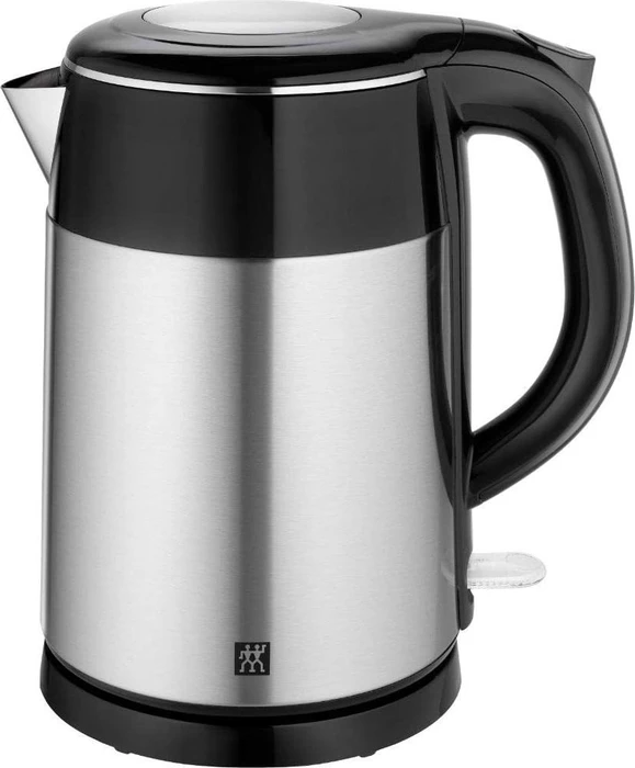 Zwilling 1.25l Wasserkocher edelstahl/schwarz