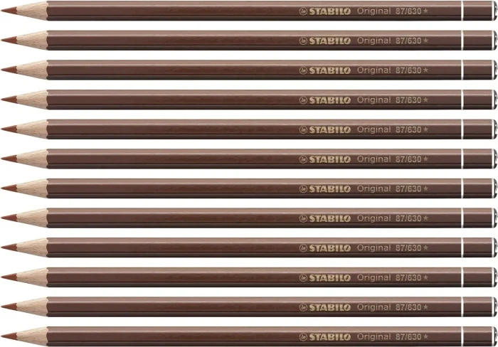 STABILO Original Buntstift umbra gebrannt rötlich, 12er-Pack