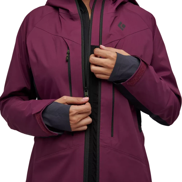 Black Diamond Dawn Patrol Hybrid Shell Funktionsjacke blackberry (Damen)