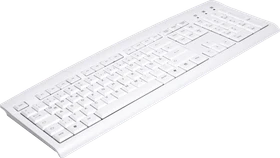 Contour Design Active Key abwaschbare PC-Tastatur, weiß, USB, CH (AK-8000-UV-W/CH)