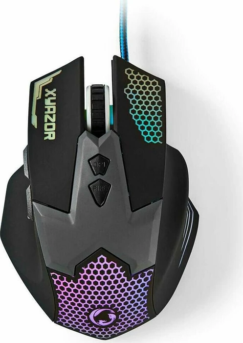 Nedis Xyazor Gaming Mouse, schwarz, USB