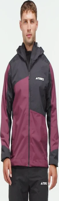 adidas Terrex Xperior Hybrid Rain.RDY Funktionsjacke shadow red/black (Herren)