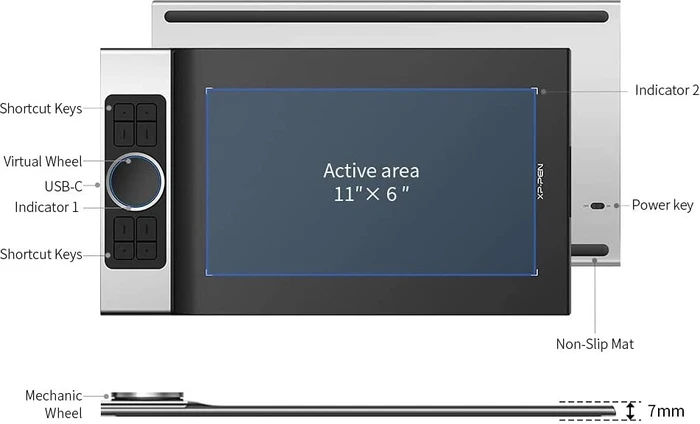 XP-Pen Deco Pro MW Bluetooth