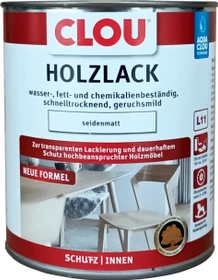 CLOU L11 Aqua CLOU Holzlack seidenmatt farblos, 750ml