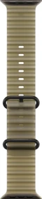 Apple Ocean Armband für Apple Watch Ultra 49mm halbtransparentes seegrasgrün/titan schwarz