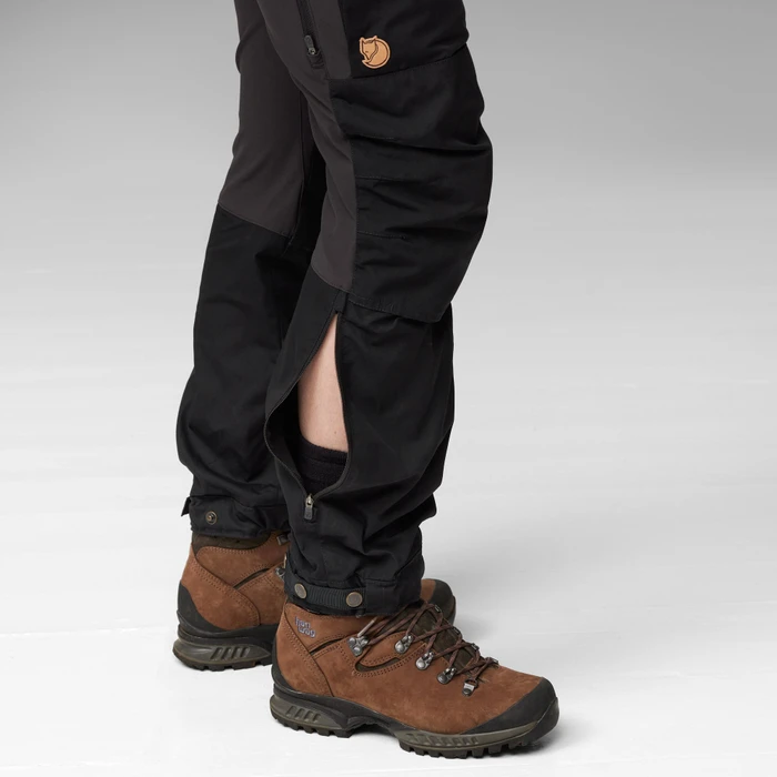 Fjällräven Keb Curved Hose lang schwarz (Damen)