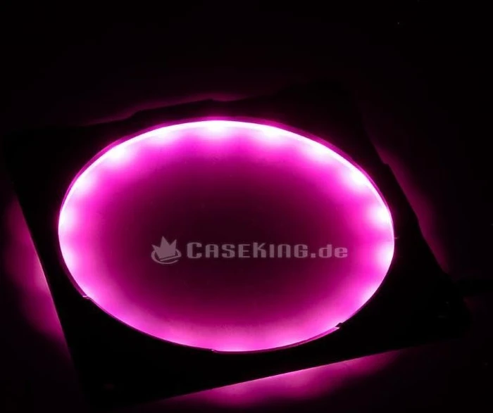 Phanteks Halos Lux RGB LED 120mm Rahmen, Aluminium schwarz