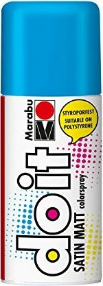 Marabu Do It Colorspray Satin Matt, azurblau, 150ml