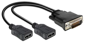 DeLOCK DMS-59 zu 2x HDMI Adapter, 25cm (65280)