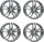 Alutec Ikenu 6.5x17 4/100 ET45 (verschiedene Farben)