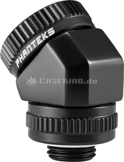 Phanteks Glacier G1/4" Rohranschluss 45° 16mm schwarz