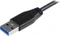 StarTech USB3AU2MLS, USB 3.0 Kabel A/Micro-B, links gewinkelt/gerade, schwarz, 2m Vorschaubild
