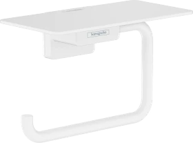 Hansgrohe AddStoris Toilettenpapierhalter mit Ablage mattweiß