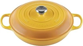 Le Creuset Gourmet-Profitopf Bräter aus Gusseisen rund 26cm 2.2l nectar