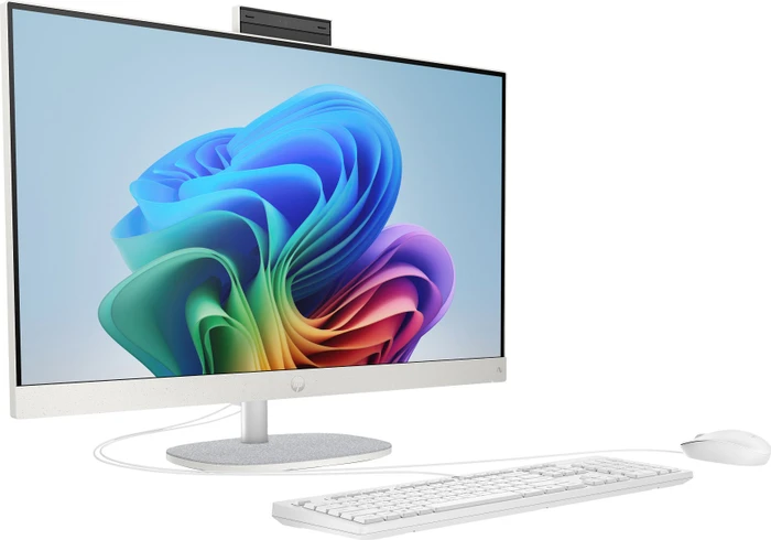 HP All-in-One AI 27-ct2170ng, Starry White, Ryzen AI 7 350, 32GB RAM, 1TB SSD