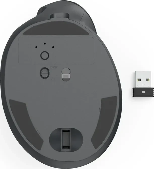 Hama EWM-600L Ergonomic Vertical Mouse, schwarz, Linkshänder, USB/Bluetooth